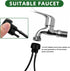 1/4 Inch Drip Irrigation Tubing to Faucet Adapter Connector, 2 Way Y Splitter for 3/4" Inch Garden Hose to 1/4 Inch Drip Irrigation Hose...