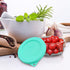 Sophico 1 Cup Round Silicone Storage Cover Lids Replacement for Anchor Hocking and Pyrex 7202-PC Glass Bowls (Container not Included) (Mint - 2 pa...