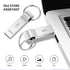 USB Flash Drive 230GB Waterproof USB Stick High Speed Memory Stick 230GB Ultra Large Storage Metal Thumb Drive with Keychain Design for Laptop Com...