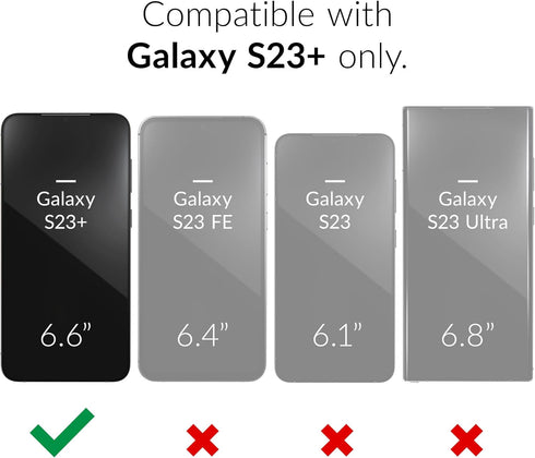 Crave Dual Guard for Samsung Galaxy S23 Plus Case, Shockproof Protection Dual Layer Case for Samsung Galaxy S23 Plus - Forest Green...