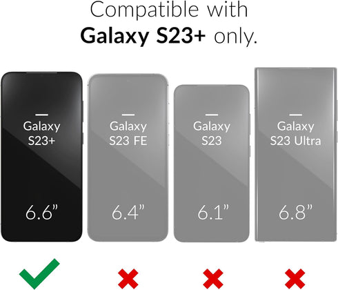Crave Dual Guard for Samsung Galaxy S23 Plus Case, Shockproof Protection Dual Layer Case for Samsung Galaxy S23 Plus - Slate...