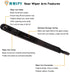 Rear Windshield Wiper Arm Blade 28780-3JA0A for Nissan Rogue 2014-2019, For Nissan Pathfinder 2013-2019 Back Windshield Wiper Assembly...