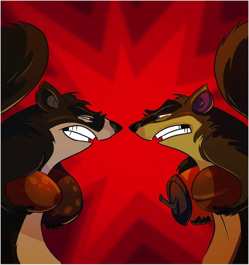 Sandstorm Nuts- A Nut Grabbing Card Game Against Squirrels for 2-6 Players, Ages 13+...