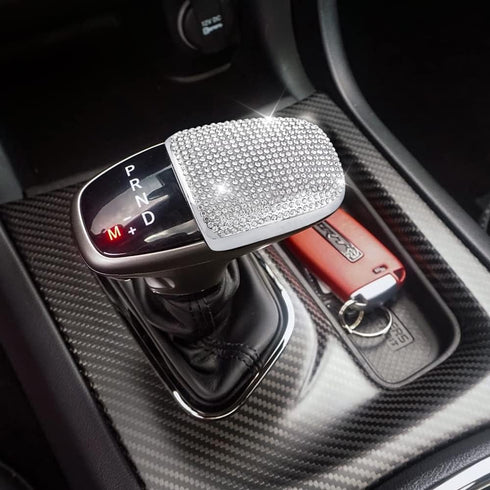 PIFOOG Challenger Accessories for Dodge Charger 2015-2022 Bling Gear Shift Cover Decal Shifter Knob Panel Stickers Car Interior Decoration Crystal...