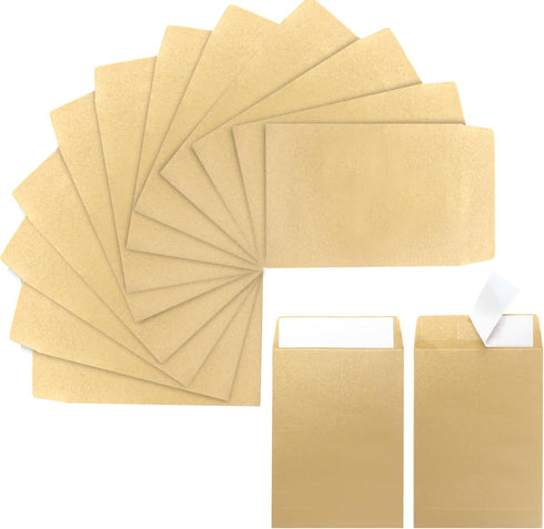 100 Pack Coin Envelopes 3.23"×4.53", Kraft Small Coin Envelopes, Brown Kraft Small Envelopes,Fully sealed seed envelope; Seed Envelopes, Mini Enve...