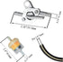 Gas Fuel Oil Filter Clamps Kits, Fuel Hose Inline Fuel Shut Off Valve Petcock Petcock Petrol Switch for ATV Go Karts Motorcycle Dirt Bike Mini Bik...