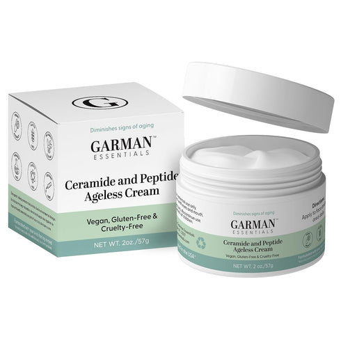 Ceramide and Peptide ageless Cream, Daily Facial Repair Moisturizing Cream, Skincare, Moisturizer, Safe for Sensitive Skin, Vegan, Gluten-Free...