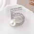 Zeta Sorority Brooch Five Numbers Greek Letters Pearl Broach Pin Black Lady Social ZPB Jewelry Gift For Finer Women...