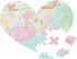 Set of 12 Heart Shaped Blank Jigsaw Puzzles to Draw On for Valentine’s, DIY Crafts (9 x 6 in, 40 Pieces Each)...