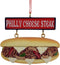 Kurt Adler Philly Cheese Steak Sandwich with Sign Ornament...