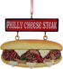 Kurt Adler Philly Cheese Steak Sandwich with Sign Ornament...