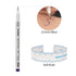 10pcs Tattoo Marker Pen, Surgical Microblading Marker Pen with Paper Ruler, Waterproof Disposable Tattoo Marker for Skin, Eyebrow, 0.5mm Head, Blu...