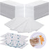 100 Pack Eraser Sheets Disposable Thin Cleaning Sponges Sheets Magic Melamine Foam Sponge Pads Home Eraser Wipes for Kitchen Shoe Furniture Bathro...