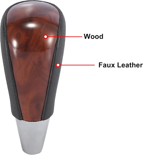 X AUTOHAUX Car Automatic Gear Stick Shift Knob for Toyota RAV4 Camry Corolla Black Brown...