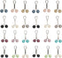 24 pcs Multicolor Headscarf Pearl Pins Clips U Shape Hijab Scarf Lady Muslim Scarf Shawl Clips Scarf Brooches Pin Jewelry Accessories...