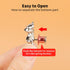TOOVREN Cute Bear Button Pins for Jeans, No Sew and No Tools Instant Pant Waist Tightener, Adjustable for Loose Jeans 4 Sets Jeans Button Replacem...