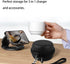 Leayjeen Travel Case Compatible with UCOMX/Hicober 3 in 1 Wireless Charger,Foldable Magnetic Charging Station Storage Holder Case-Black?Case Only?...