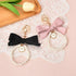 Bow Keychain Pearl Wristlet Keychain for Women Girls Cute Keychain Accessories for Women Pearl Chain Keychain for Purse Bags...