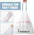 Small Trash Bags 4 Gallon - Drawstring 4 Gallon Trash Bag, Tear-Free 4 Gal Small Garbage Bags, Separated Unscented White Small Trash Bags Bathroom...