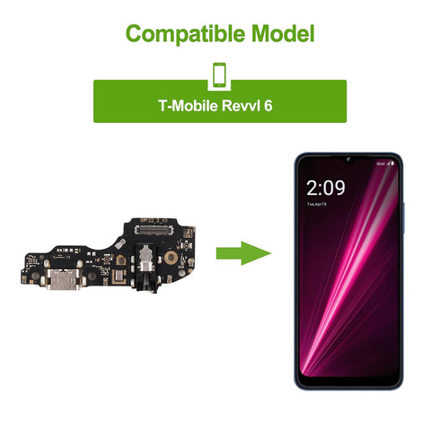 USB Charger Dock Connector Replacement for T-Mobile REVVL 6 / REVVL 6 PRO 5G USB Charging Port Flex Cable...