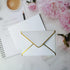 50 Pack 4x6 Envelopes with Gold Border for Invitation,A6 Luxury Envelopes for Invitation,Postcard Envelopes,Photo Envelopes,Ideal for Wedding,Grad...