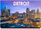 Detroit Fridge Magnet Michigan Travel Souvenir......