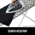 The Original GORILLA GRIP Ironing Board Cover and Pad, Silicone Coating, Thick Scorch Resistant Padding, Heavy Duty Iron Covers Standard Boards, H...