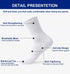 Hiflyer 5 Pairs Mens Athletic Socks Training Socks Men, Basketball Socks Men & Women, Thick Compression Sports Socks for Men & Women...