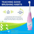 brush-baby BabySonic Infant and Toddler Electric Toothbrush for Ages 0-3 Years - Smart LED Timer and Gentle Vibration Provide a Fun Brushing Exper...