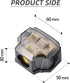 0/2/4 Gauge in 0/2/4 Gauge Out Copper Power Distribution Block for Car Audio Splitter(1 in 2 Out)...