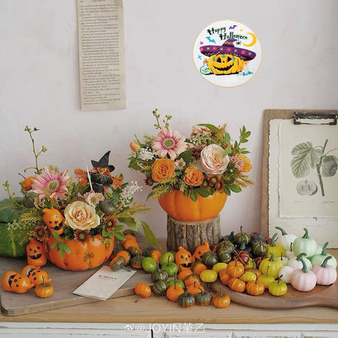 Liveish Halloween Embroidery Kits, Embroidery kit for beginners adults,embroidery kits for beginners with Patterns and Instructions.(Halloween Pum...