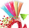 125 Disposable Ice Popsicle Mold Bags with funnel - BPA Free - Zip lock Freezer Tubes - For Healthy Snacks, Yogurt Sticks, Juice & Fruit Smoothies...