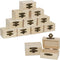 Creative Hobbies 12-Pack Mini Wooden Treasure Boxes with Locking Clasp - Unfinished Wood Treasure Chest for Party Favors, DIY Projects, Home Decor...