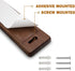 Knife Magnetic Strip, Acacia Wood Powerful Magnetic Knife Strips, Magnetic Knife Holder for Wall 10 Inch Use as Magnetic Tool Organizer, Home Orga...
