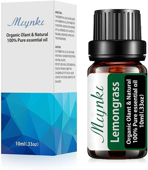 Lemongrass Essential Oils Plant & Pure Jasmine Oil for Diffuser, Humidifier,Perfume, Bath-10ml...