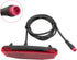 E?Bike Tailight, Bike LED Warning Light LED Riding Equipment Waterproof Connector Ebike Tail Light Ebike Tail Light E Bike Tail Light 2 Pin Red...