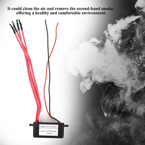 Negative Ion Generator, Home Anion Negative Ion Generator Ionizer Module Mini Air Purifier 4 Negative Line for Refrigeration Air Purifiers (AC200 ...
