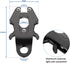 Reginary 2 Pcs Frog Clip Dog Leash Clip for Linking Black Pet Collar Clasp Quick Release Frog Cable Dog Leash Buckle Dog Chain Buckle Replacement ...