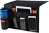 5 Pockets Bedside Caddy, Bedside Storage Organizer for Water Bottles, Magazines, Phone, Glasses (5 Pockets-Black)...
