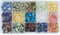 2000 Pcs Chip Gemstone Beads DIY Jewelry Making, Healing Engry Crystals Polishing Crushed Irregular Shaped Beads with Box (15 material-1)...