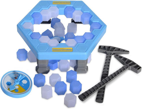 SS Save Penguin On Ice Game, Penguin Trap Break ice Activate Family Party Ice Breaking Kids Puzzle Table Knock Block...
