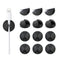 12 Pack Cable Clips, Znben Cord Organizer Holder Adhesive Cable Management Charger Wire Holder Clips for Desk, Home, Office, Car, Cubicle, Nightst...