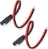 ELECTOP 10AWG SAE Connector Extension Cable, SAE Quick Connector Disconnect Plug SAE Power Automotive Extension Cable Solar Panel Cable Wire(2 Pac...