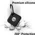 Silicone Case for Tile Pro (2018), Soft and Flexible, Scratch/Shock Resistant Silicone Cover with Carabiner for Tile Pro Tracker (Black)...