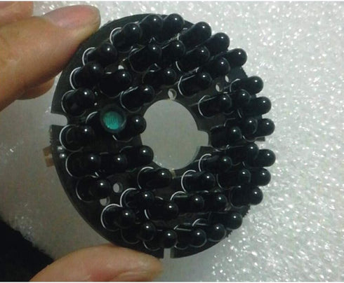 1Pcs 48 Pieces IR LEDs Light Board 940NM LED Illuminator IR Infrared Board Module Invisible Light at Night for CCTV Security Camera...