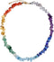 Jewever 7 Chakra Choker Necklace for Women Chip Real Reiki Stone Crystals and Healing Stones Good Luck Balance Meditation Yoga Spiritual Jewelry G...