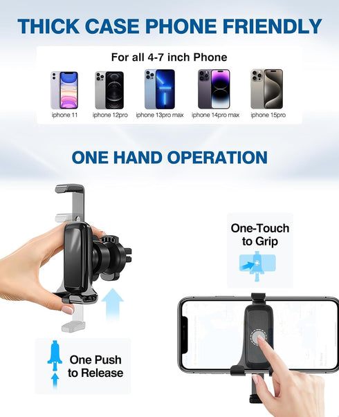 Car Phone Holder ONLY for 2024 2023 2022 Honda Civic 11th Gen. Accessories,Air Vent Civic Cell Phone Mount Bracket Hands-Free,Civic Phone Mount fo...