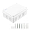 Waterproof Junction Box (7.9"x6.1"x3.1"), Dustproof IP65 Rated Electrical Project Enclosure with 10 Cable Entries - Sturdy ABS Plastic, Easy to Op...