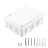 Waterproof Junction Box (7.9"x6.1"x3.1"), Dustproof IP65 Rated Electrical Project Enclosure with 10 Cable Entries - Sturdy ABS Plastic, Easy to Op...