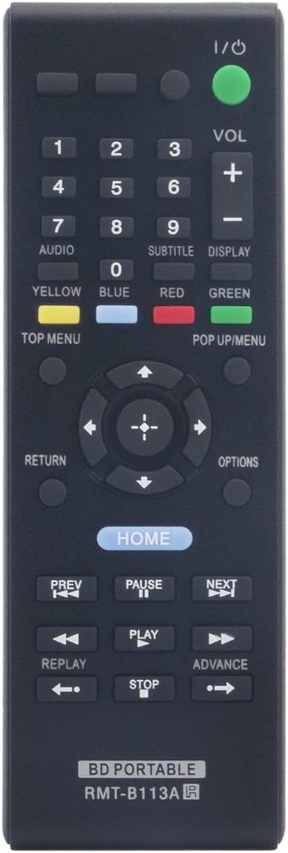 RMT-B113A RMTB113A Replace Remote Control fit for Sony Blu-ray Disc DVD Player BD BDP-SX90 BDP-SX910 BDP-SX1 BDP-SX1000 BDPSX90 BDPSX910 BDPSX1 BD...